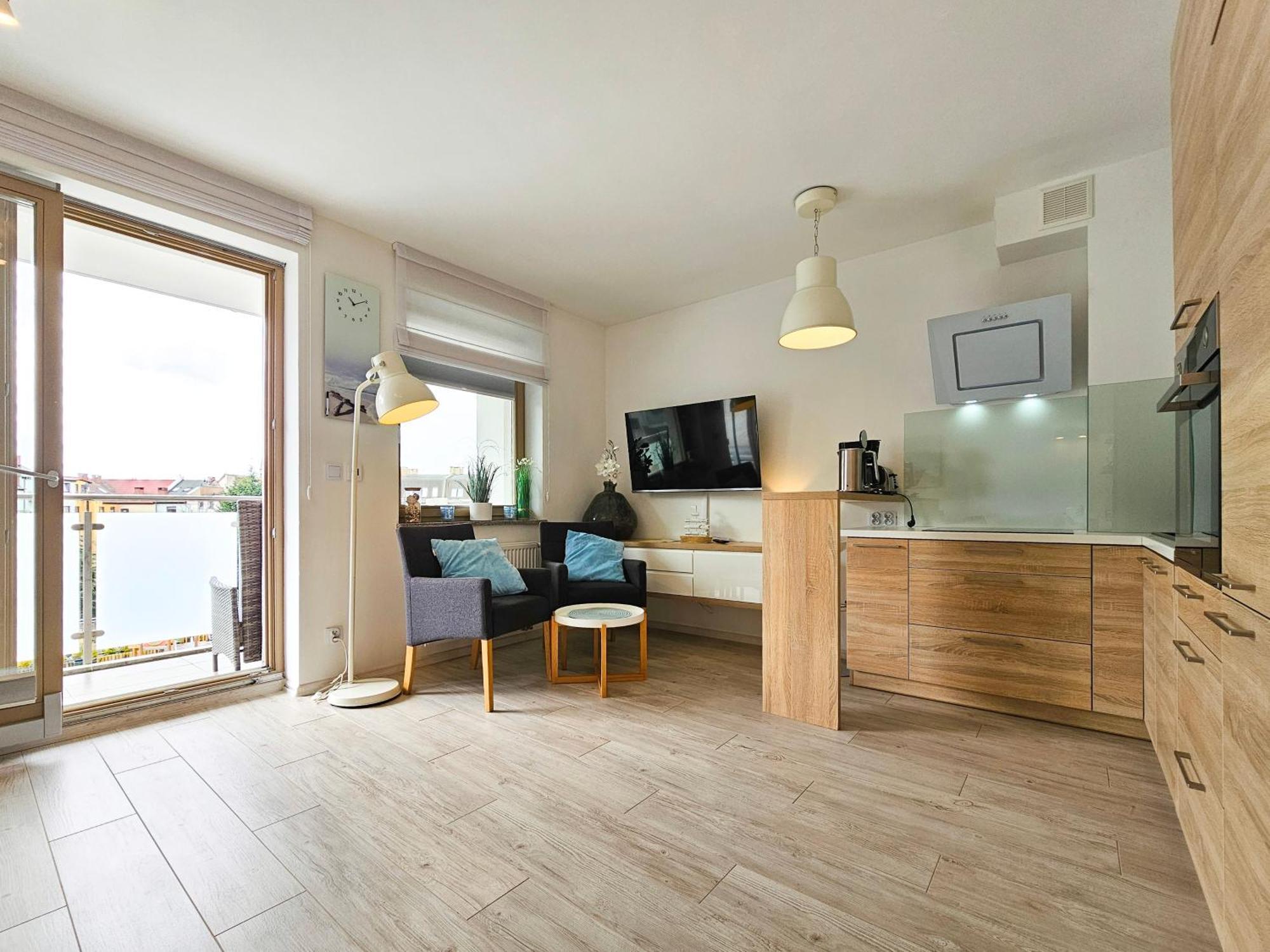 Apartament Visit Baltic - Kwartal Rozy Wiatrow 2 Sypialnie Parking Inclusive Sk28 *